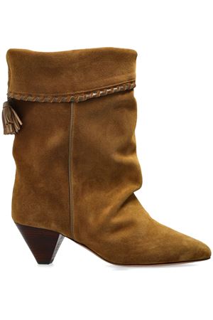 Stivali Dalby in pelle di vitello scamosciata ISABEL MARANT | BO0188FBC1A20S67SA